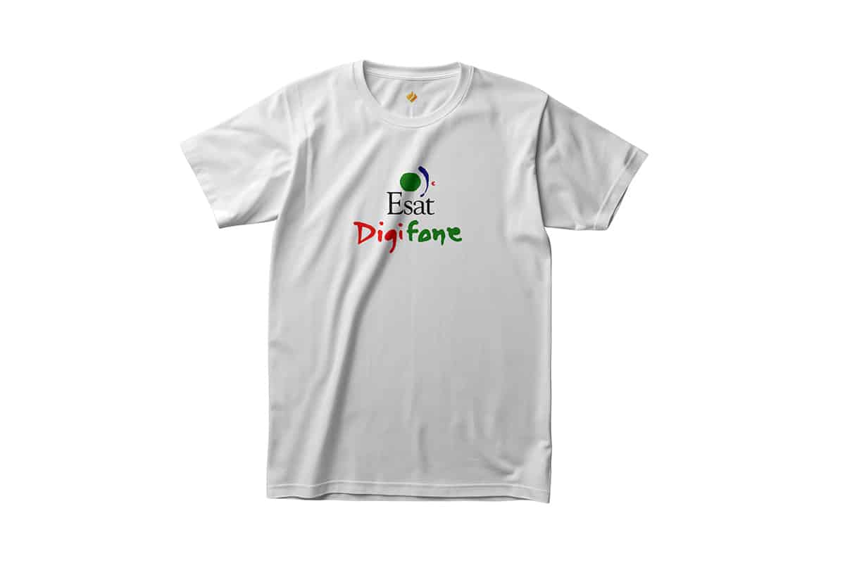 esat-white-tshirt Esat Digifone Logo T-Shirt - Image 1